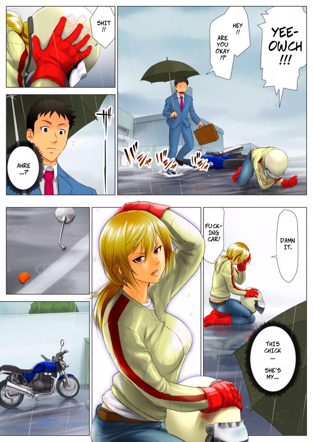 Mms [GUNsRYU] Yuuka -Tonari no Kinpatsu Musume ga Jitsu wa Otome datta Hanashi- | Yuka, My Dangerous Blonde Neighbor, Was Actually a Virgin [English] [CopyOf] - Original Riding - Page 9