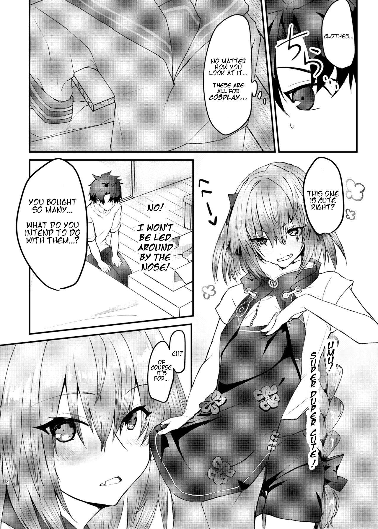 Duro Astolfo-kun to Cosplay H suru Hon | Cosplay H with Astolfo - Fate grand order Strapon - Page 4