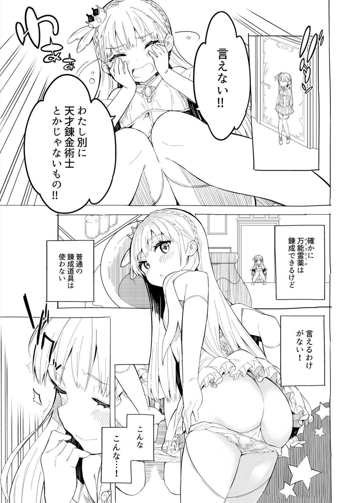 Amature [Gyuunyuuya-san (Gyuunyuu Nomio)] Hime-sama Sore wa Seisui desu ka? - Princess, Is it holy water? [Digital] - Original Chicks - Page 9