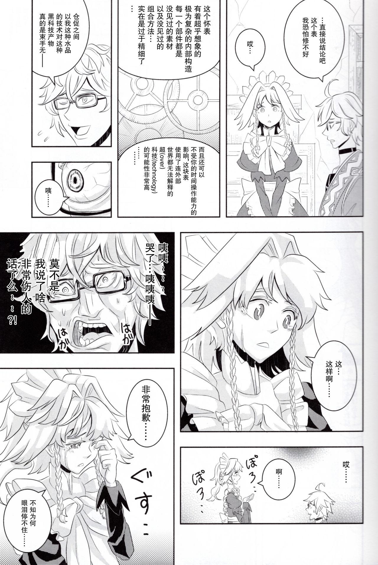 Muscular Maid to Tenshu to Kaichuudokei to - Touhou project Sextape - Page 4