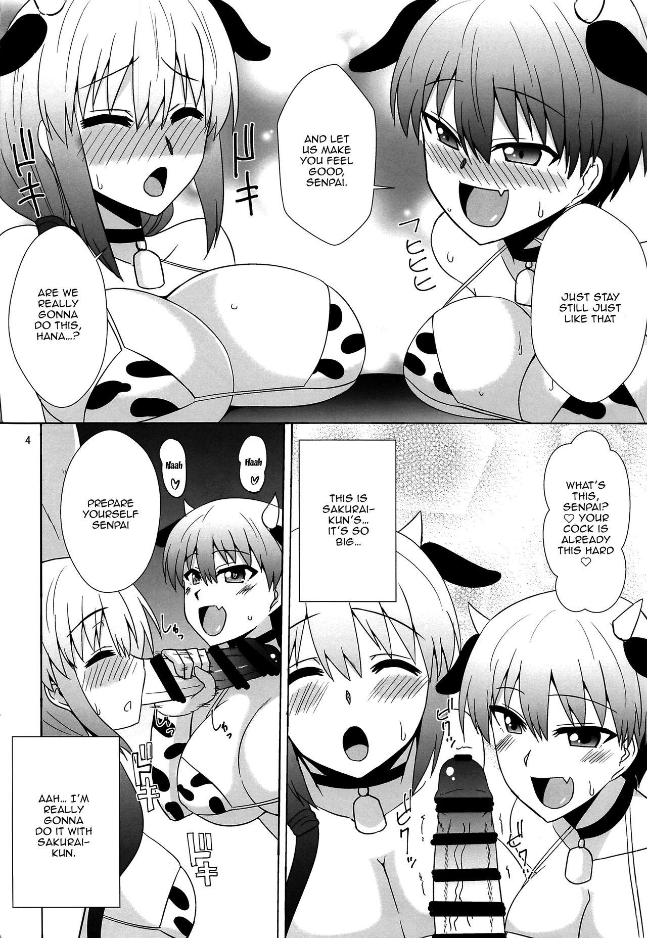 Fuck Com Uzaki Oyako wa H ga Shitai | Uzaki Parent And Child Both Want To Fuck - Uzaki chan wa asobitai Venezuela - Page 3