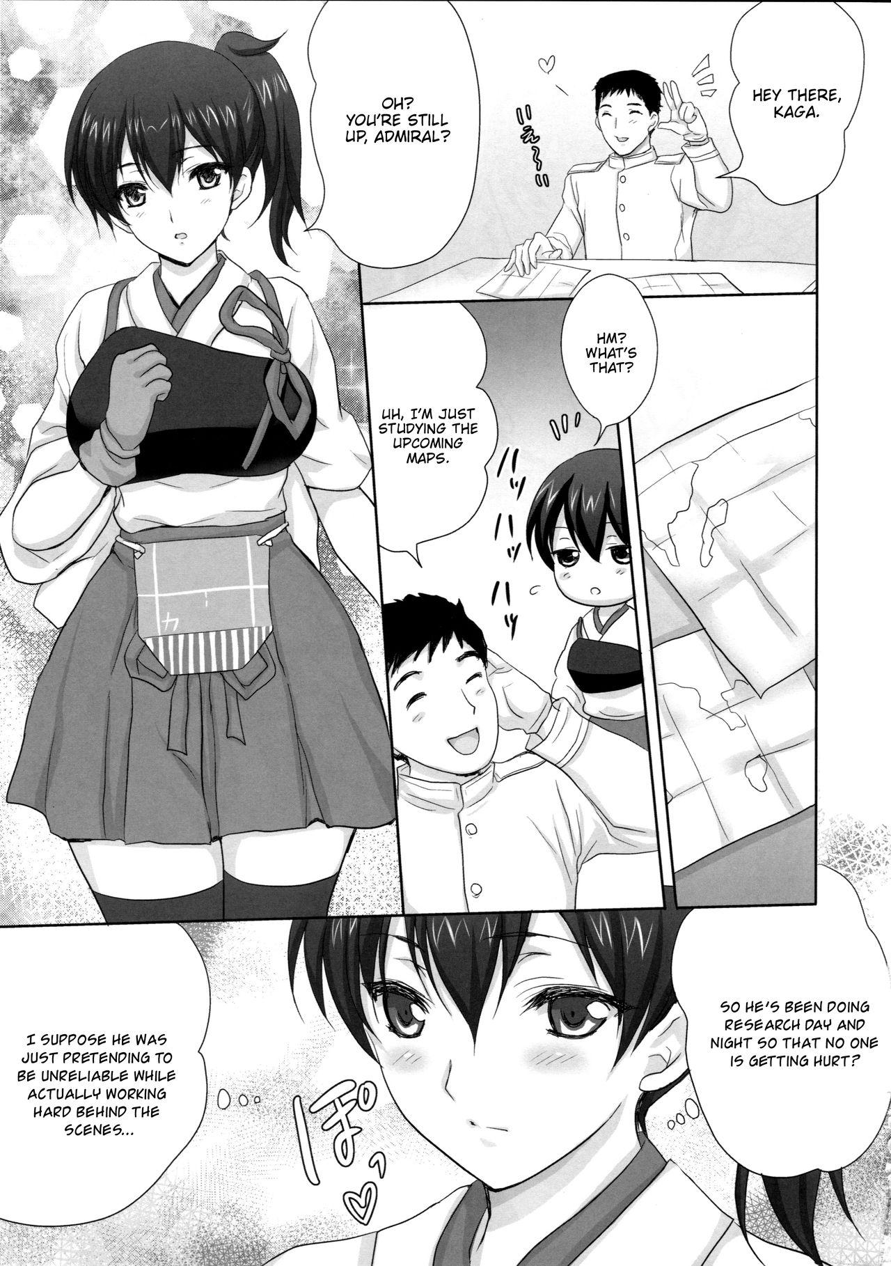 Fellatio Teitoku wa Watashi ga Iyashimasu | Let me take care of you, admiral - Kantai collection Gay Smoking - Page 4