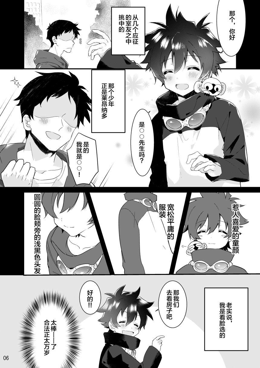 Sharing シェアメイトの少年むいちゃいました - Kekkai sensen Gay Kissing - Page 5