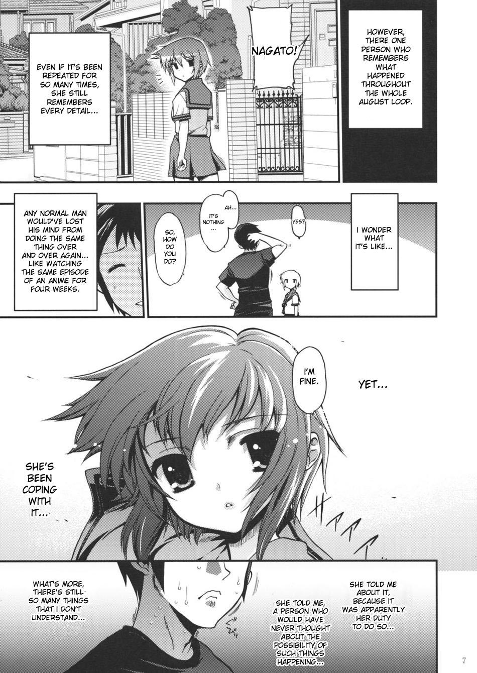 Gay Medical (C76) [Matsumoto Drill Kenkyuujo (Various)] 15513 Kaime no Nagato Yuki (Megane Nashi Ver) | The 15,513th Yuki Nagato (Suzumiya Haruhi no Yuuutsu) [English] [desudesu] - The melancholy of haruhi suzumiya Mexicano - Page 6