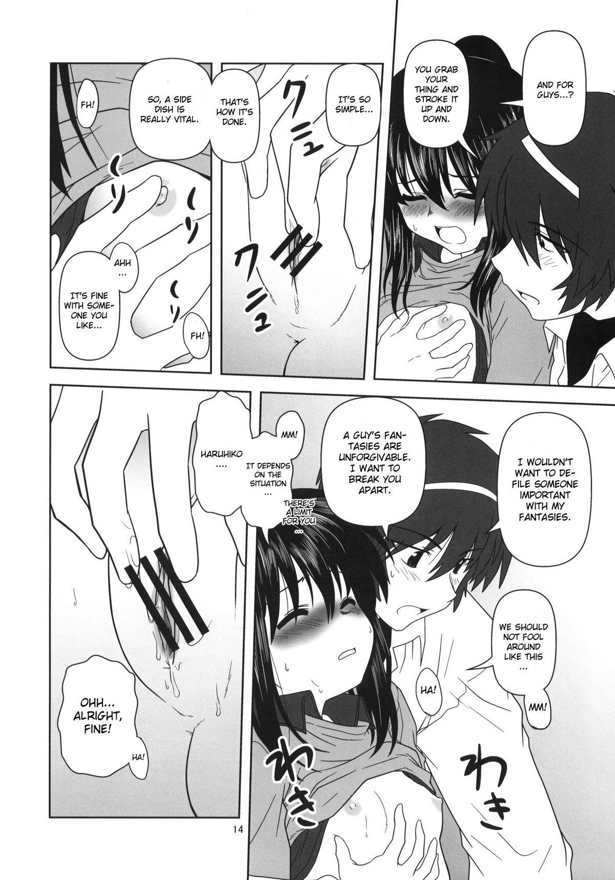 Teen Blowjob Kyonko to Issho - The melancholy of haruhi suzumiya Perrito - Page 13