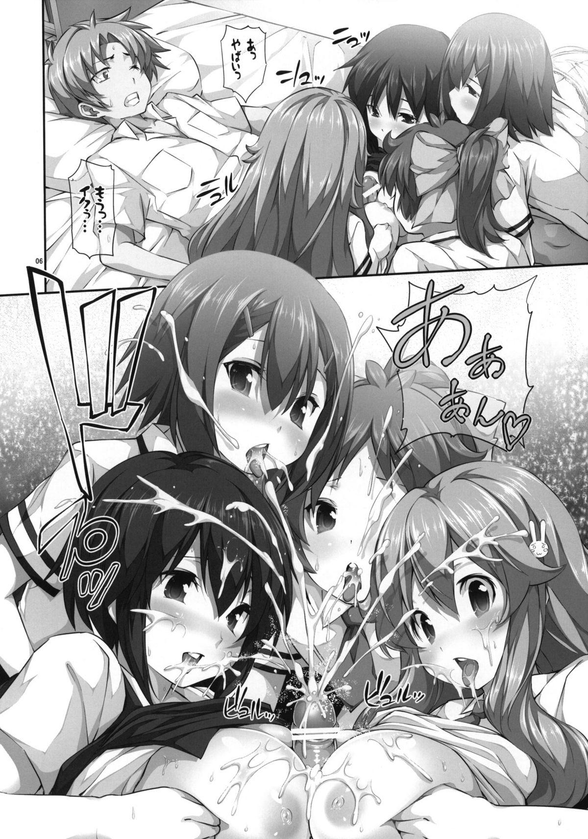 Closeups Chichi to Bust to Oppaichuu 2 - Baka to test to shoukanjuu Animation - Page 5