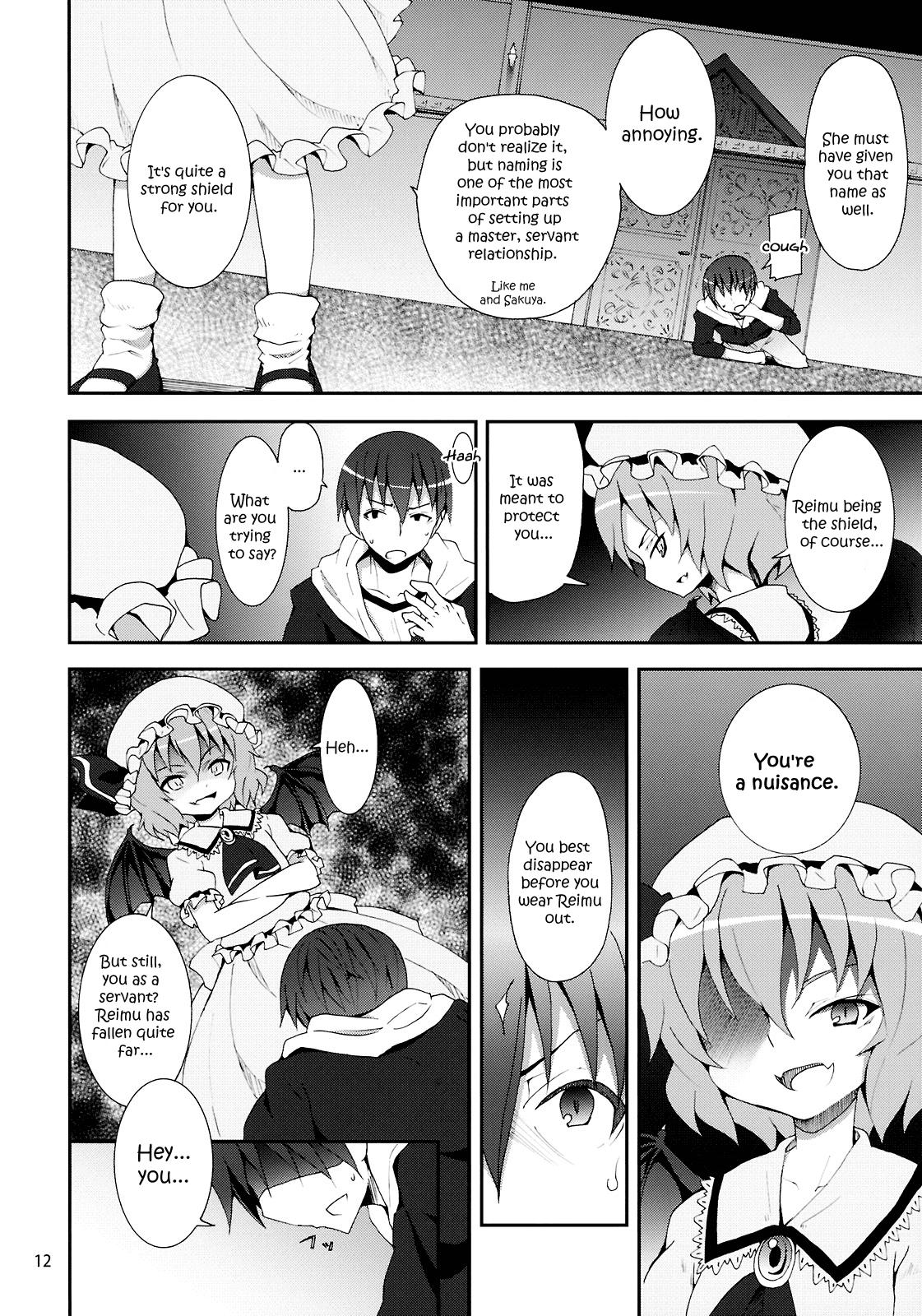 Masterbate Remilia kara no Chousenjou | Remilia's Challenge - Touhou project Lesbian Sex - Page 11