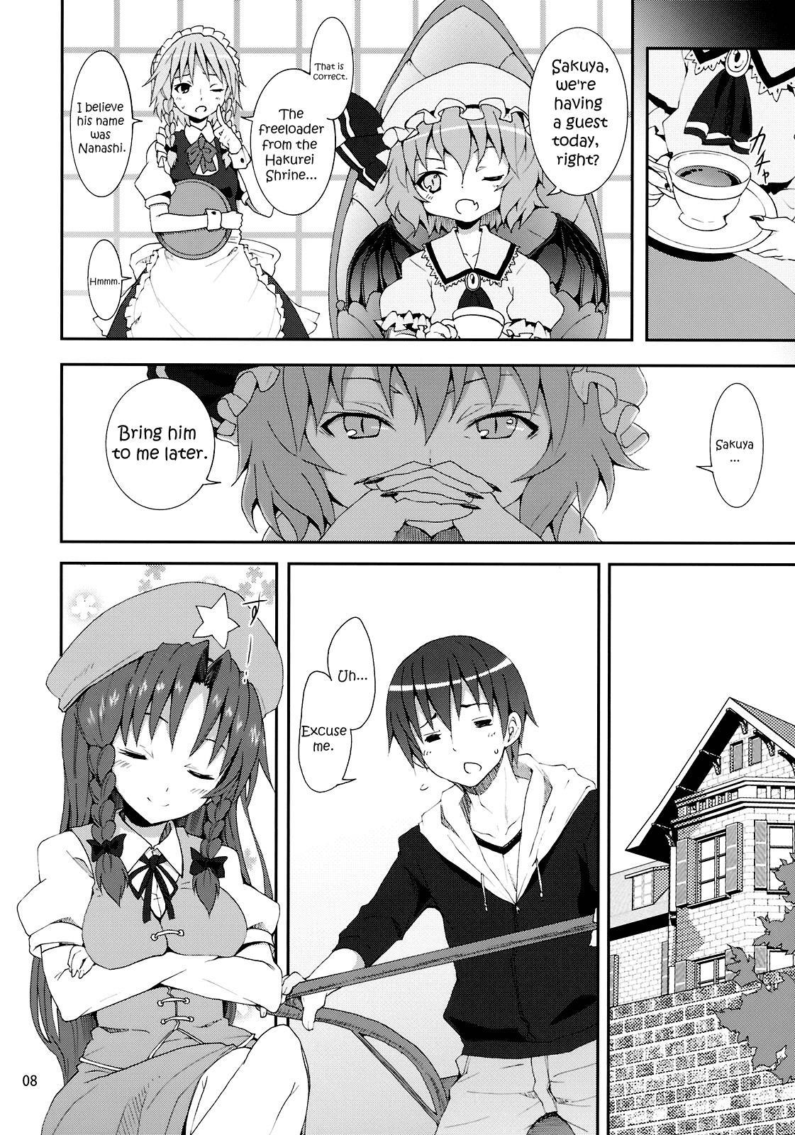 Ass Remilia kara no Chousenjou | Remilia's Challenge - Touhou project Male - Page 7