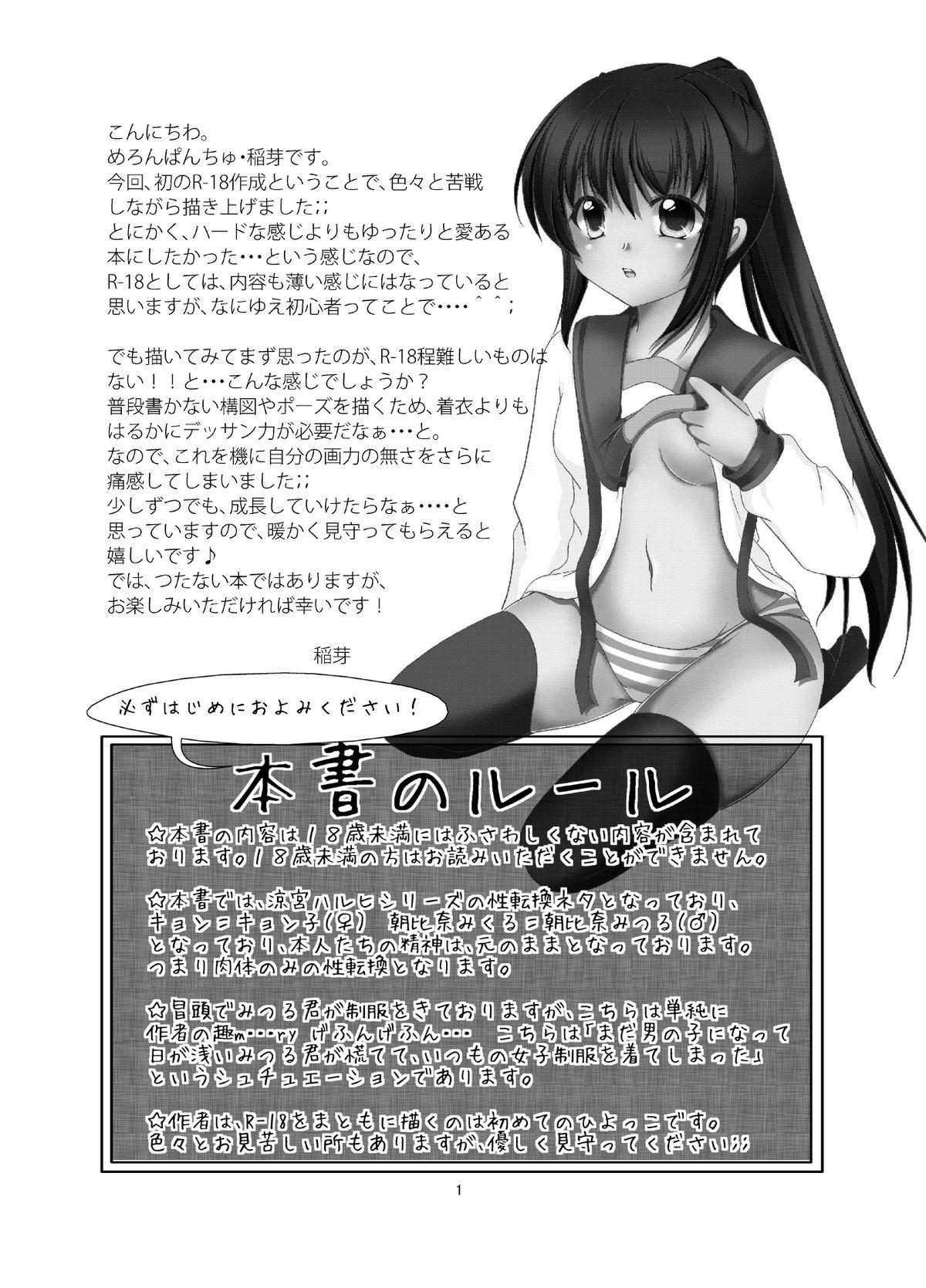 Amateur Hajimete - The melancholy of haruhi suzumiya Monster - Page 2