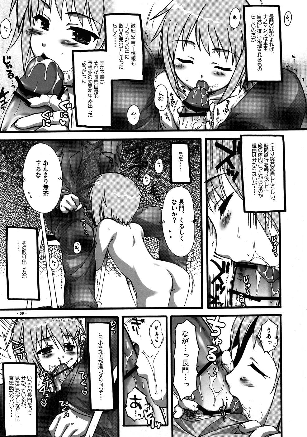 Barely 18 Porn Nagato ni Shinkoku na Error ga Hassei Shimasita？ - The melancholy of haruhi suzumiya Finger - Page 8