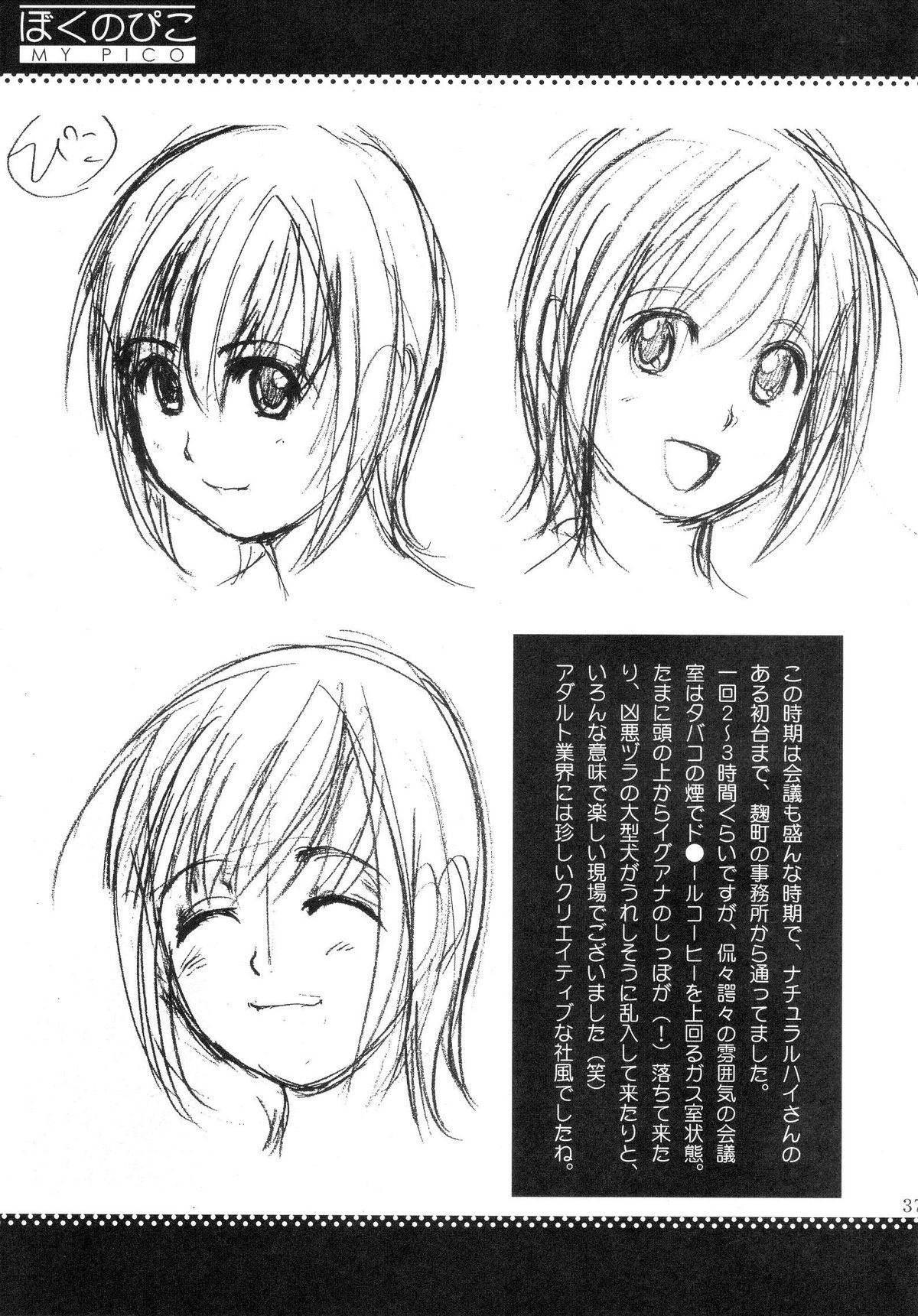 Boku no Pico Comic + Koushiki Character Genanshuu 34