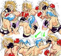 Girl vs Girl Boxing Match 4 by Taiji 4