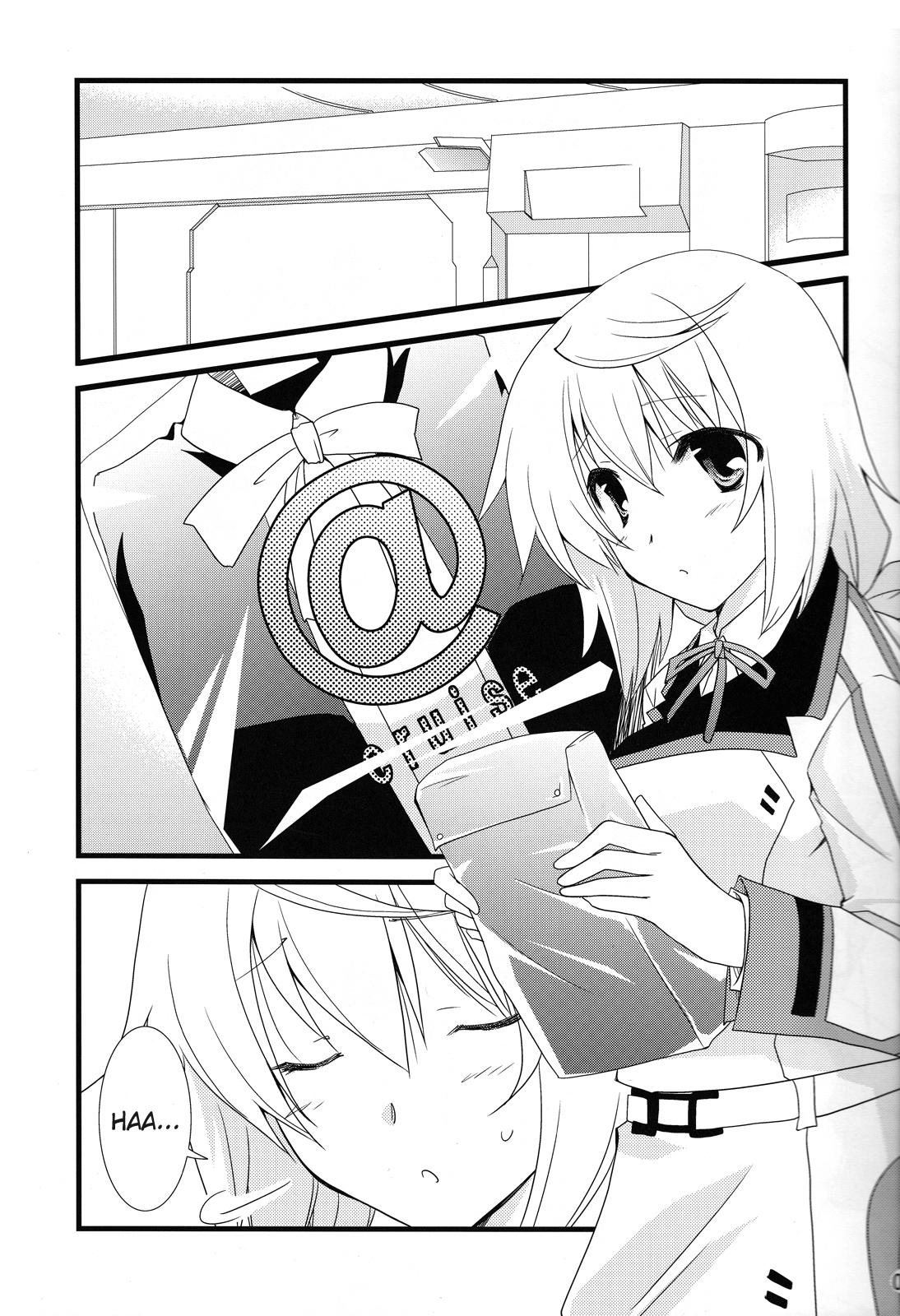 Young Men LOVE MASTER - Infinite stratos Blowjob - Page 4