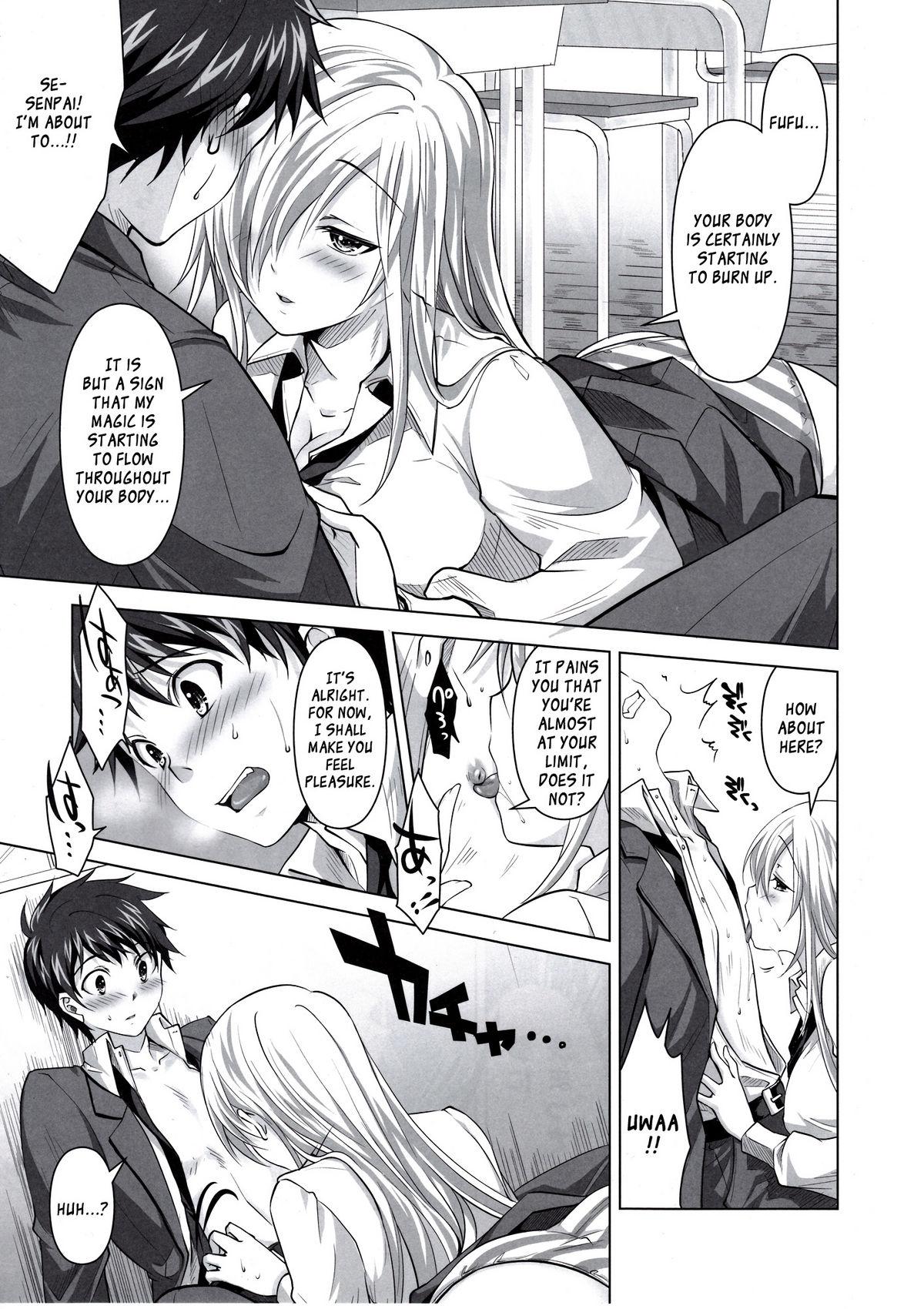 Hot Reikan Shoujo to Himitsu no Gishiki Deepthroat - Page 10