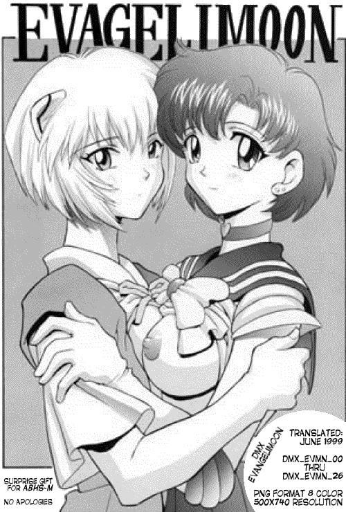 Pussy Orgasm EVAGELIMOON - Neon genesis evangelion Sailor moon Gay Medic - Page 1