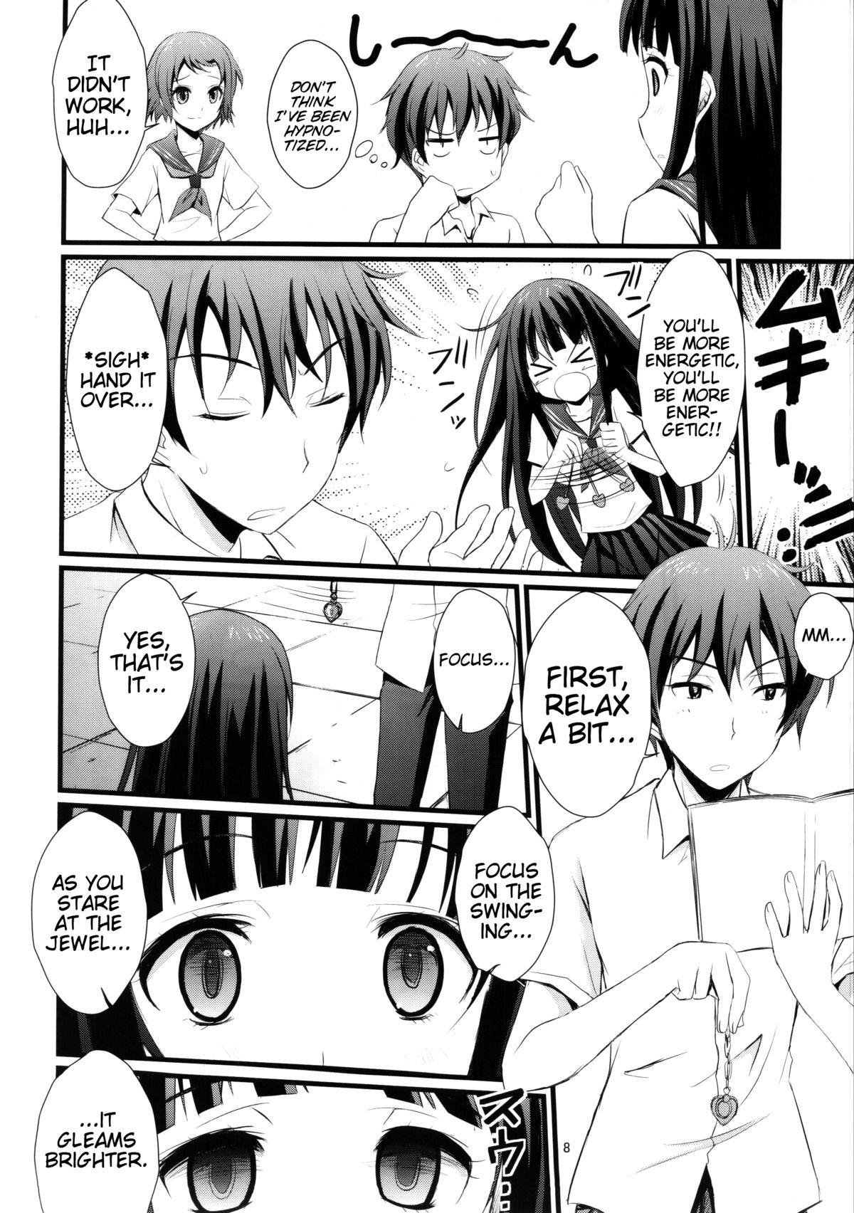Eating Pussy Watashi Saimin ni Kakarimasu | I've Been Hypnotized! - Hyouka Footjob - Page 7