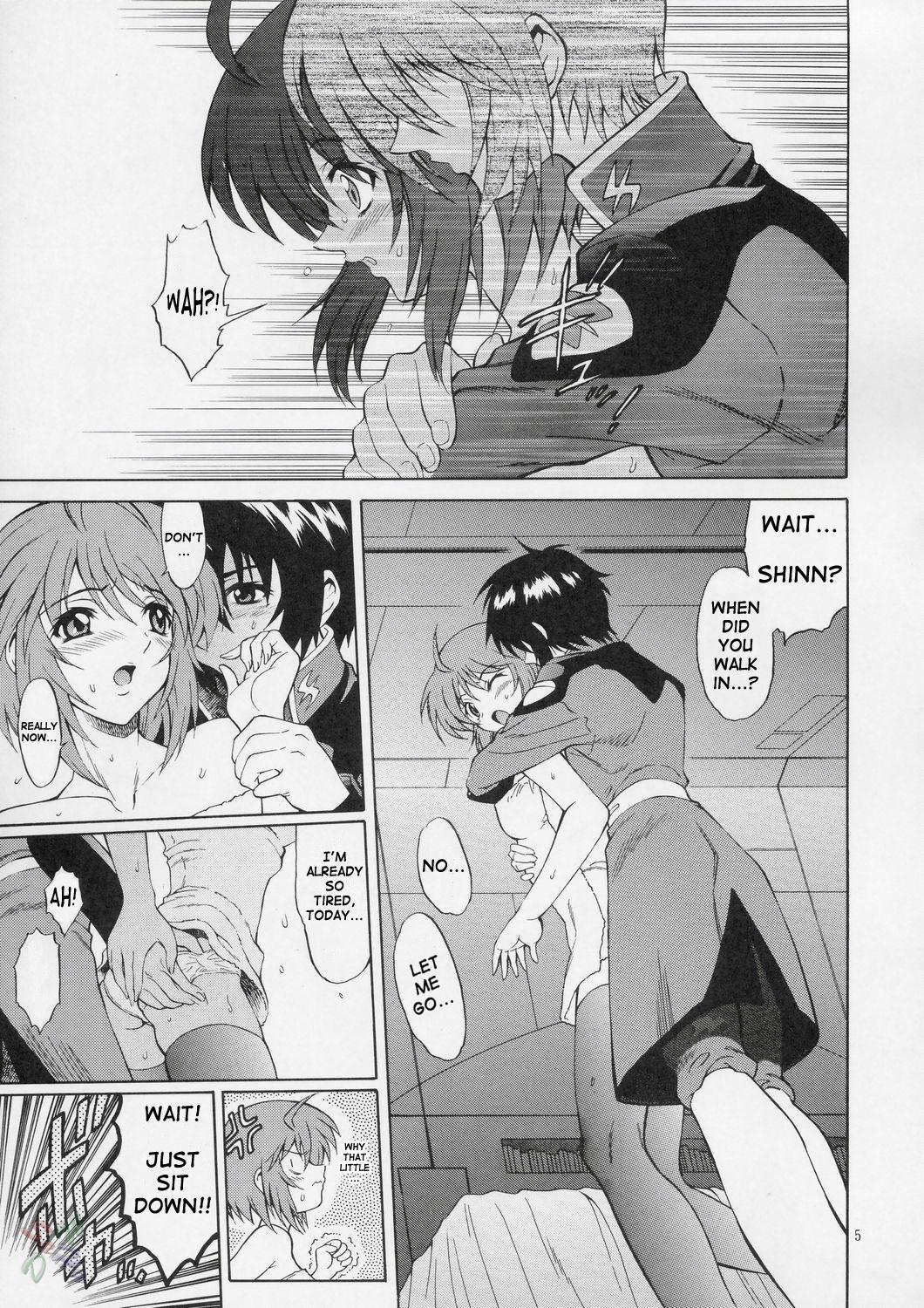 Strap On BURNING!! - Gundam seed destiny Girl On Girl - Page 5