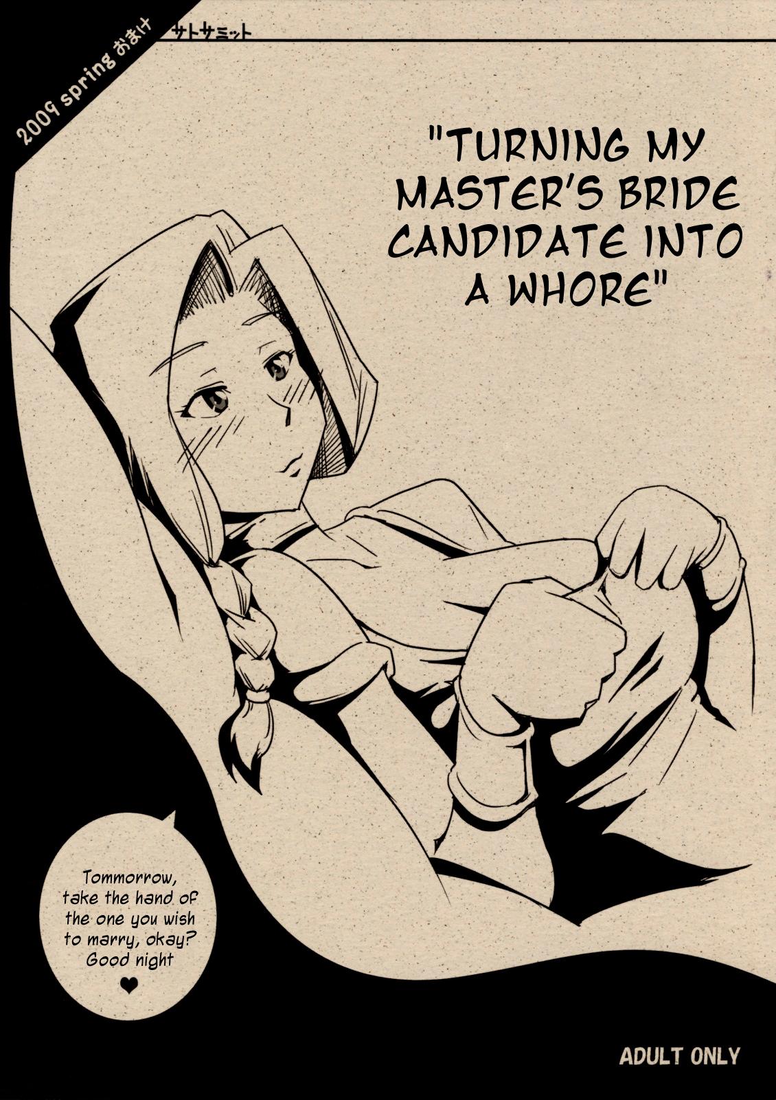 Turning My Master's Bride Candidate Into a Whore 2009 Spring Omake 1