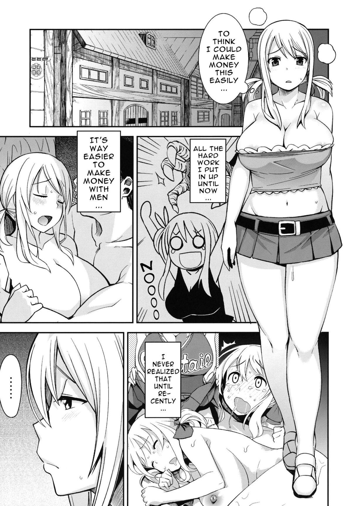Teen Blowjob Chichikko Bitch 5 - Fairy tail Fitness - Page 8